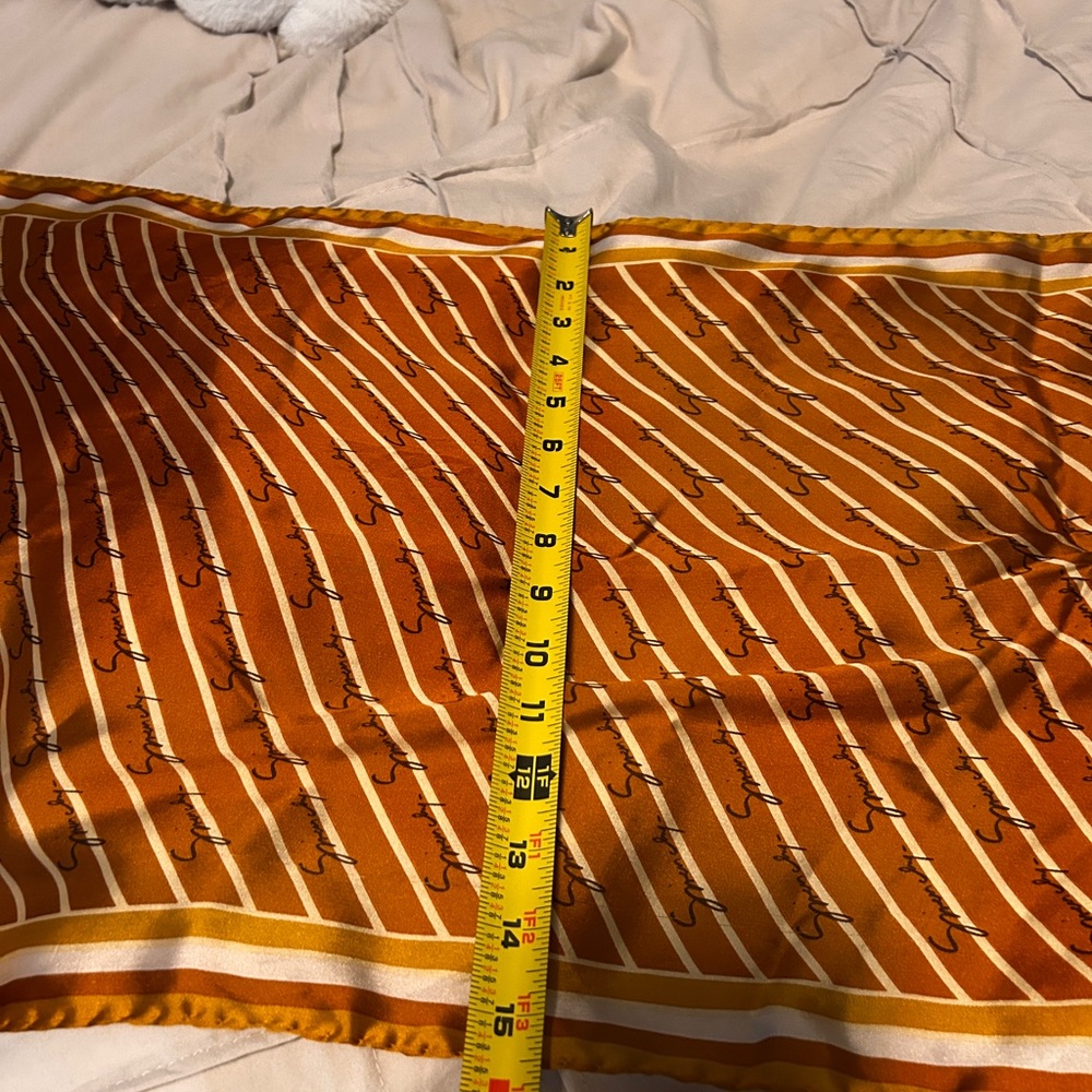 Givenchy Brownish Orange and Cream Neckerchief Scarf - Picture 5 of 5